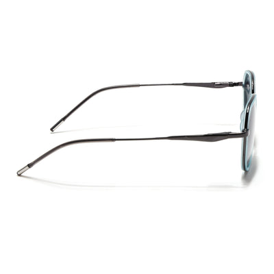 Eyejack Aura Sky Blue & Grey Round Polarized Sunglasses for Men & Women (2502PCL1473)
