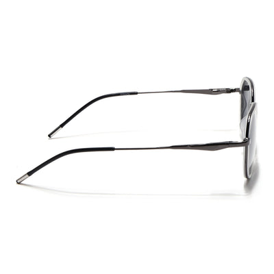 Eyejack Aura Transparent & Grey Round Polarized Sunglasses for Men & Women (2502PCL1478)