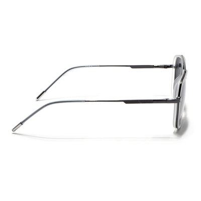 Eyejack Aura Transparent & Grey Wayfarer Polarized Sunglasses for Men & Women (2504PCL1497)