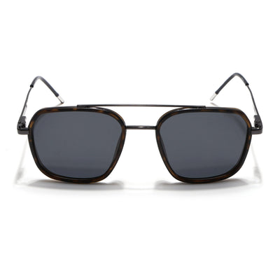 Eyejack Aura Demi Brown & Grey Wayfarer Polarized Sunglasses for Men & Women (2504PCL1498)