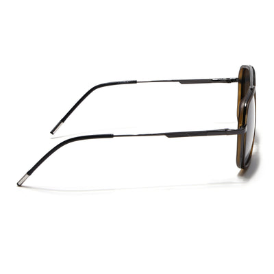 Eyejack Aura Demi Brown & Grey Wayfarer Polarized Sunglasses for Men & Women (2504PCL1498)