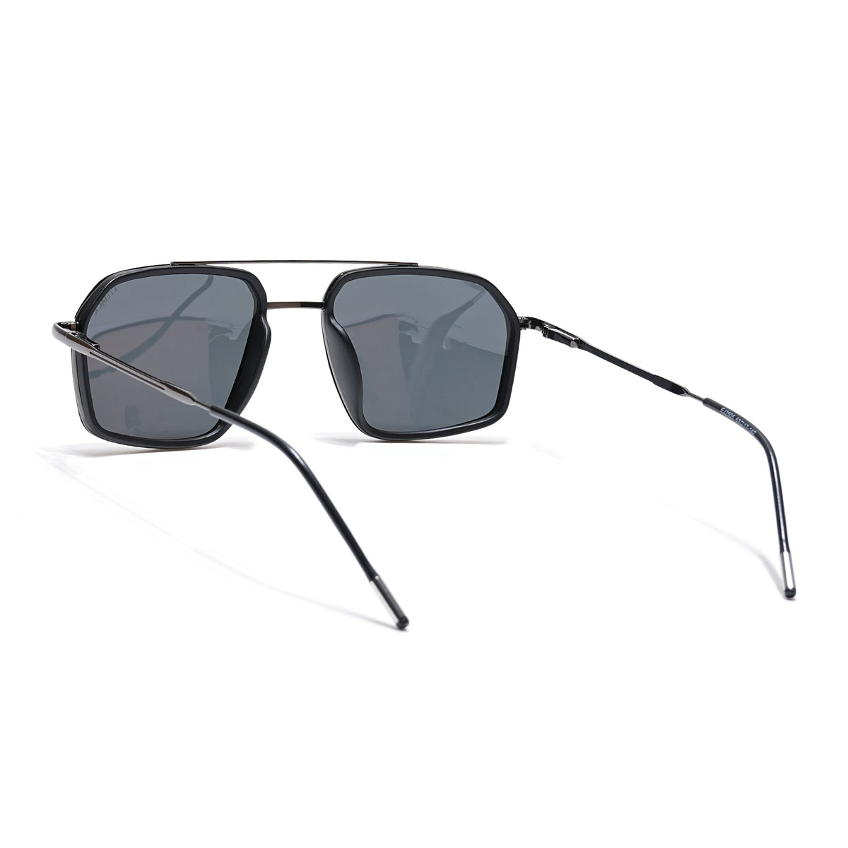 Eyejack Aura Black & Grey Wayfarer Polarized Sunglasses for Men & Women (2505PCL1499)