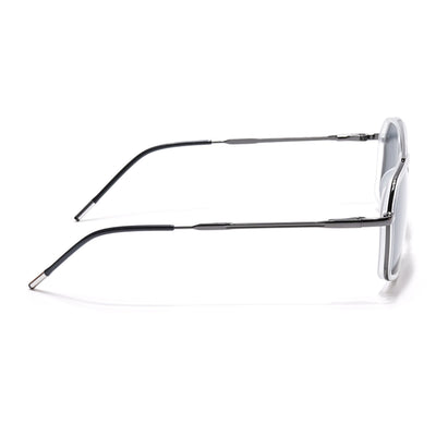 Eyejack Aura Transparent & Grey Wayfarer Polarized Sunglasses for Men & Women (2505PCL1507)