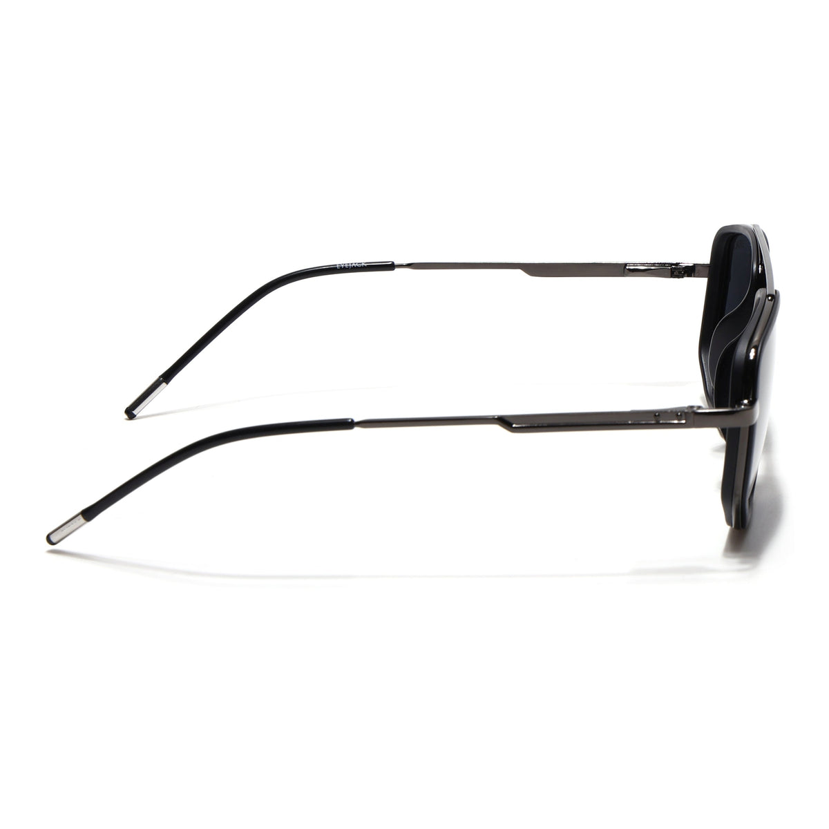 Eyejack Aura Black & Grey Wayfarer Polarized Sunglasses for Men & Women (2506PCL1509)