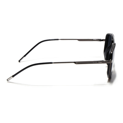 Eyejack Aura Black & Grey Wayfarer Polarized Sunglasses for Men & Women (2506PCL1509)