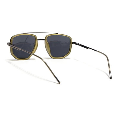 Eyejack Aura Light Green & Grey Wayfarer Polarized Sunglasses for Men & Women (2506PCL1515)