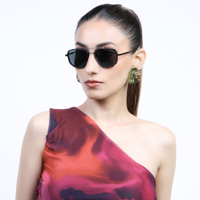 Eyejack Aura Demi Brown & Grey Wayfarer Polarized Sunglasses for Men & Women (2506PCL1518)