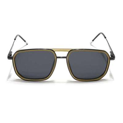Eyejack Aura Light Green & Grey Wayfarer Polarized Sunglasses for Men & Women (2507PCL1525)