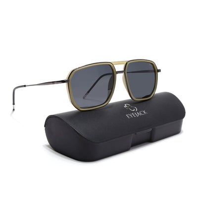 Eyejack Aura Light Green & Grey Wayfarer Polarized Sunglasses for Men & Women (2507PCL1525)