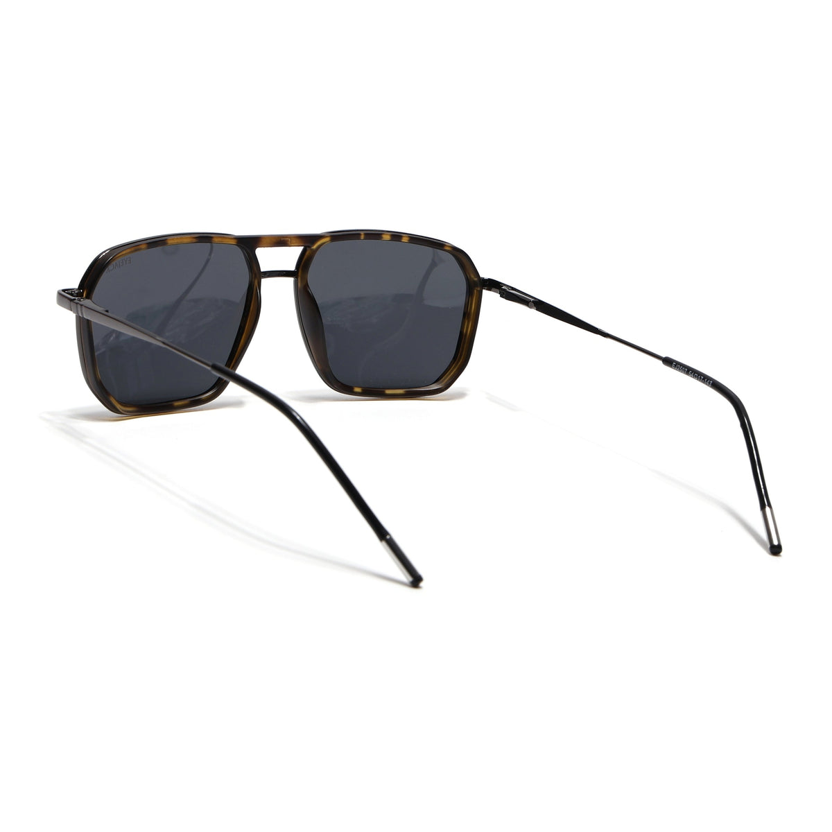 Eyejack Aura Demi Brown & Grey Wayfarer Polarized Sunglasses for Men & Women (2507PCL1528)