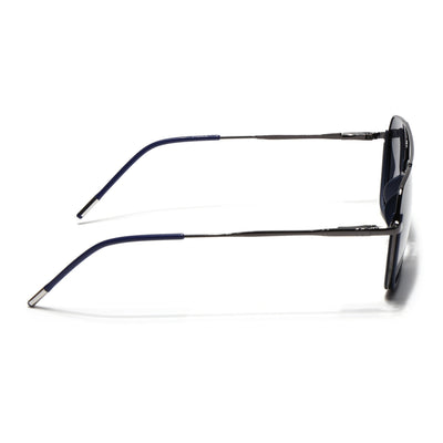 Eyejack Aura Navy Blue & Grey Wayfarer Polarized Sunglasses for Men & Women (2508PCL1530)
