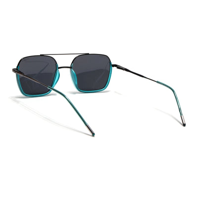 Eyejack Aura Sea Green & Grey Wayfarer Polarized Sunglasses for Men & Women (2508PCL1533)