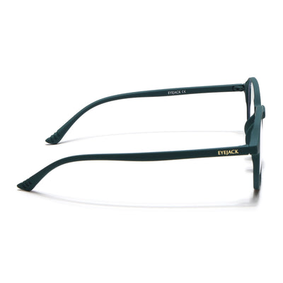 Eyejack NEO Green Wayfarer Eyeglasses for Men & Women (2511CL1160-C5)