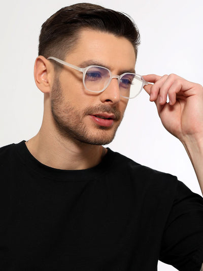 Eyejack NEO Transparent Wayfarer Eyeglasses for Men & Women (2511CL1162-C7)