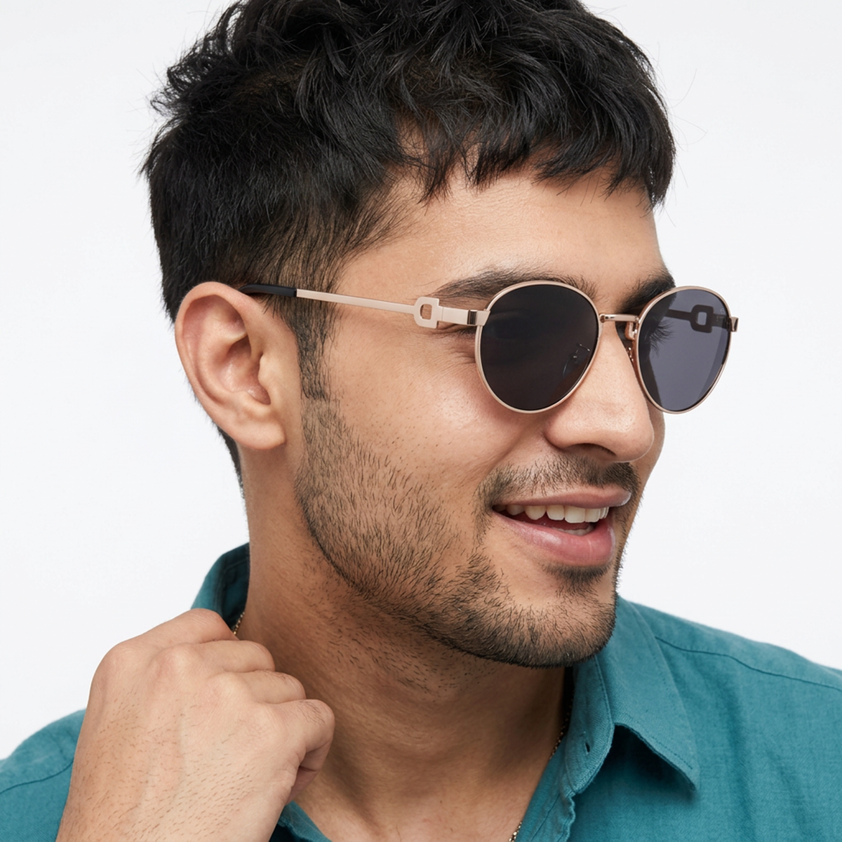 BEND I UV Protected & Polarized Golden Oval Sunglasses (2613PCL2568)