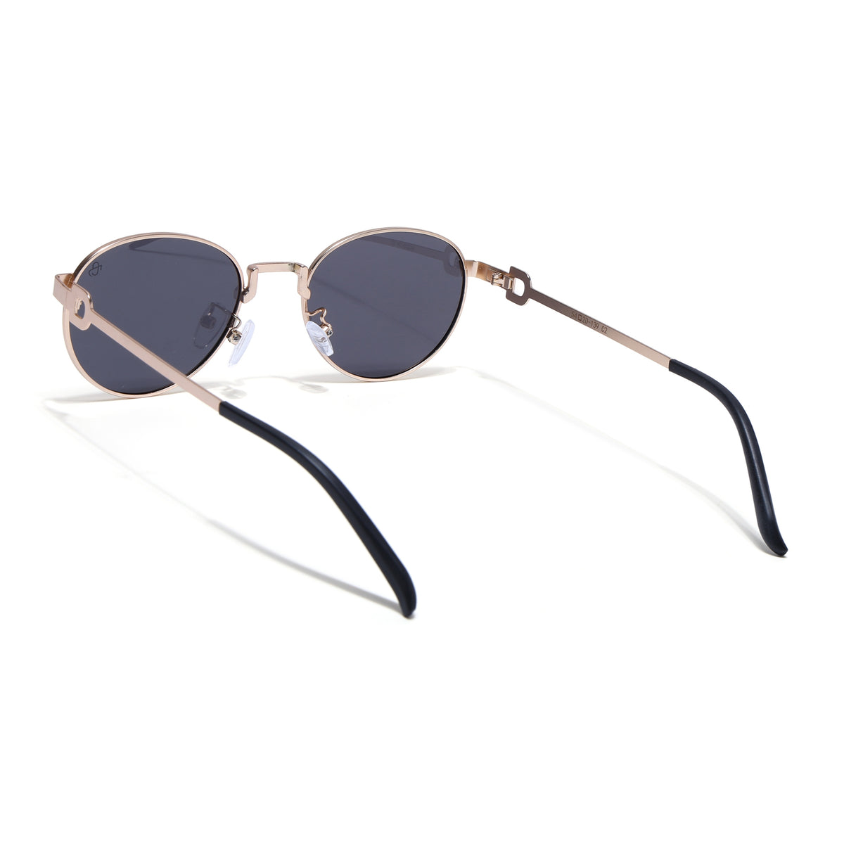 Eyejack Golden Oval Sunglasses for Men & Women (2613CL2568)