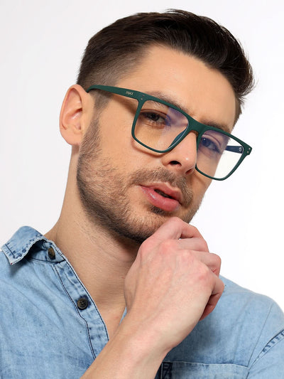 Eyejack NEO Green Wayfarer Eyeglasses for Men & Women (28023CL1167-C5)