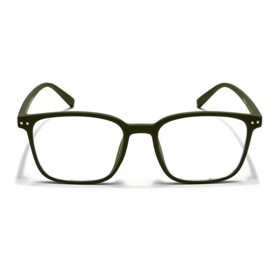 Eyejack NEO Olive Wayfarer Eyeglasses for Men & Women (28049CL1171-C2)