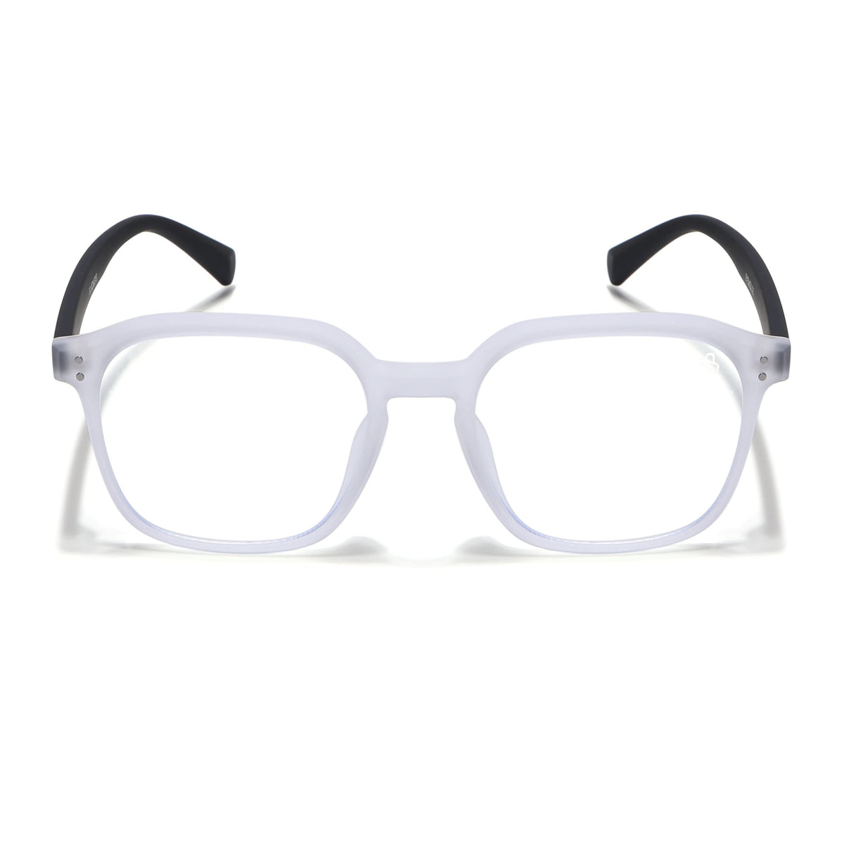 Eyejack NEO Transparent Square Eyeglasses for Men & Women (28068CL1182-C6)