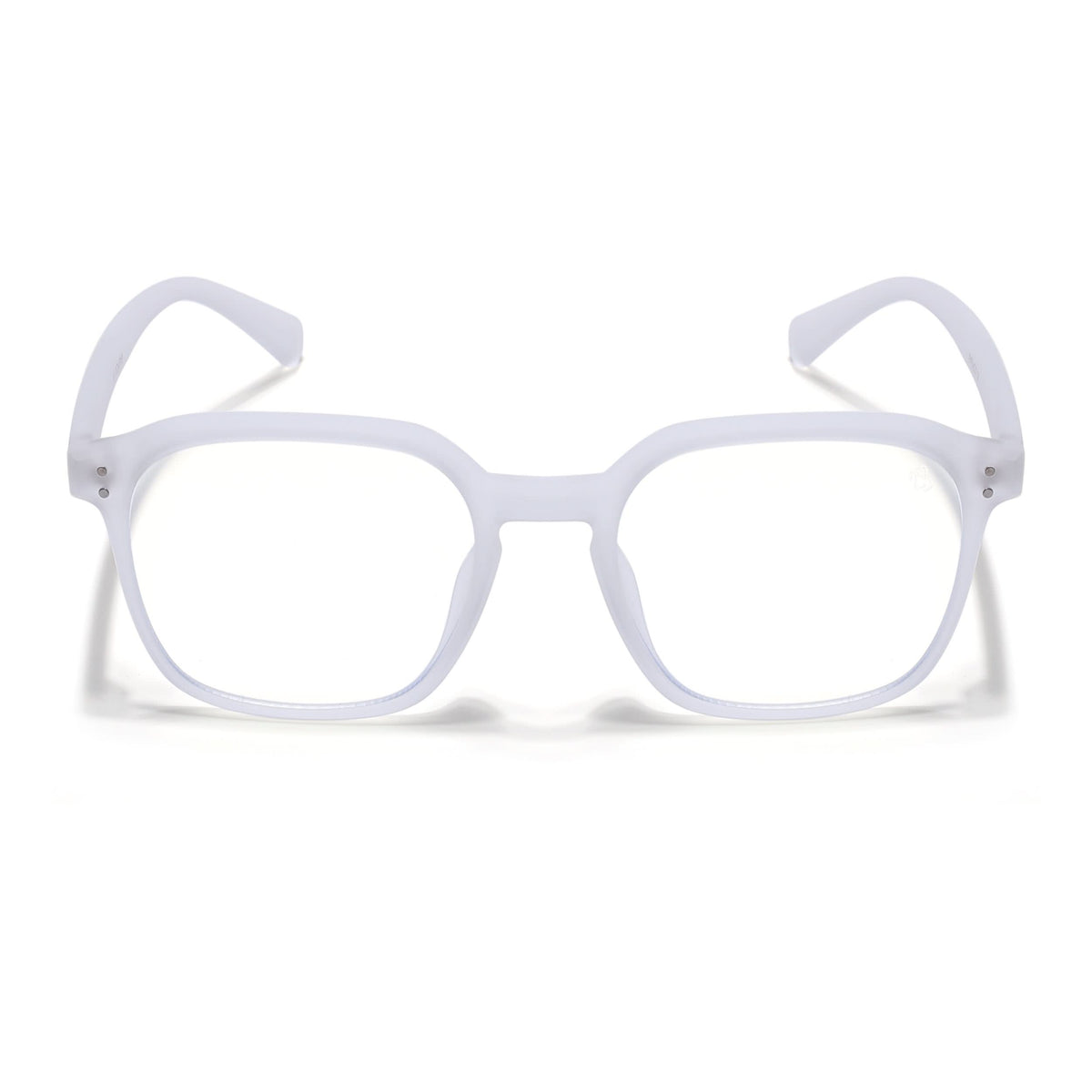 Eyejack NEO Transparent Square Eyeglasses for Men & Women (28068CL1183-C7)