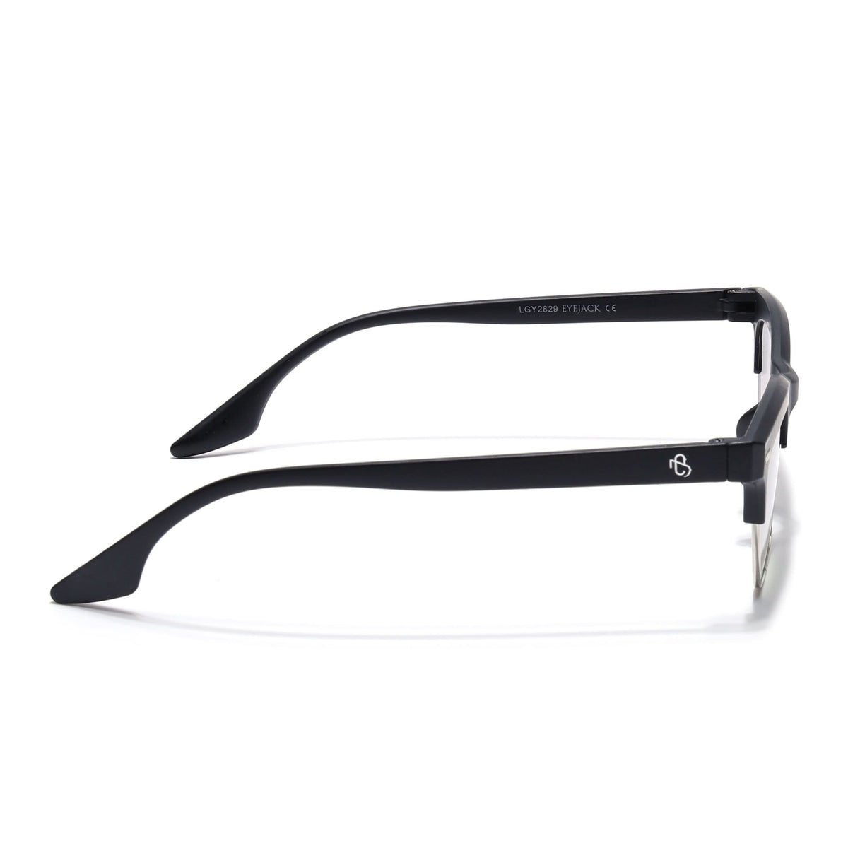 2829 Woman Eyejack Matt Black Half Rim Sunglasses for Women (2829CL1209) – Eyejack ...