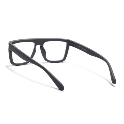 Eyejack Crossline Grey Square Eyeglasses for Men & Women (2901FCL2082-C2)