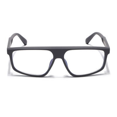 Eyejack Crossline Grey Rectangle Eyeglasses for Men & Women (2902FCL2088-C2)