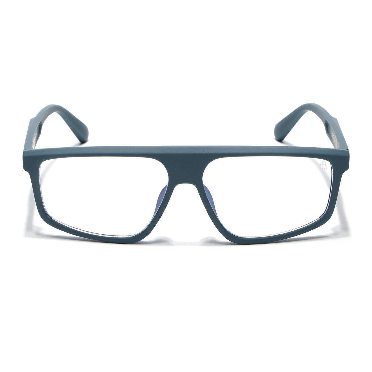 Eyejack Crossline Blue Rectangle Eyeglasses for Men & Women (2902FCL2090-C4)