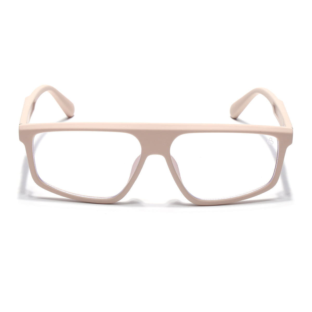Eyejack Crossline Cream Rectangle Eyeglasses for Men & Women (2902FCL2092-C6)