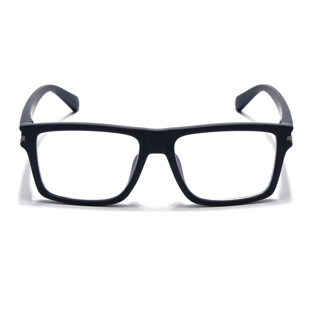 Eyejack Crossline Navy Blue Square Eyeglasses for Men & Women (2903FCL2095-C3)