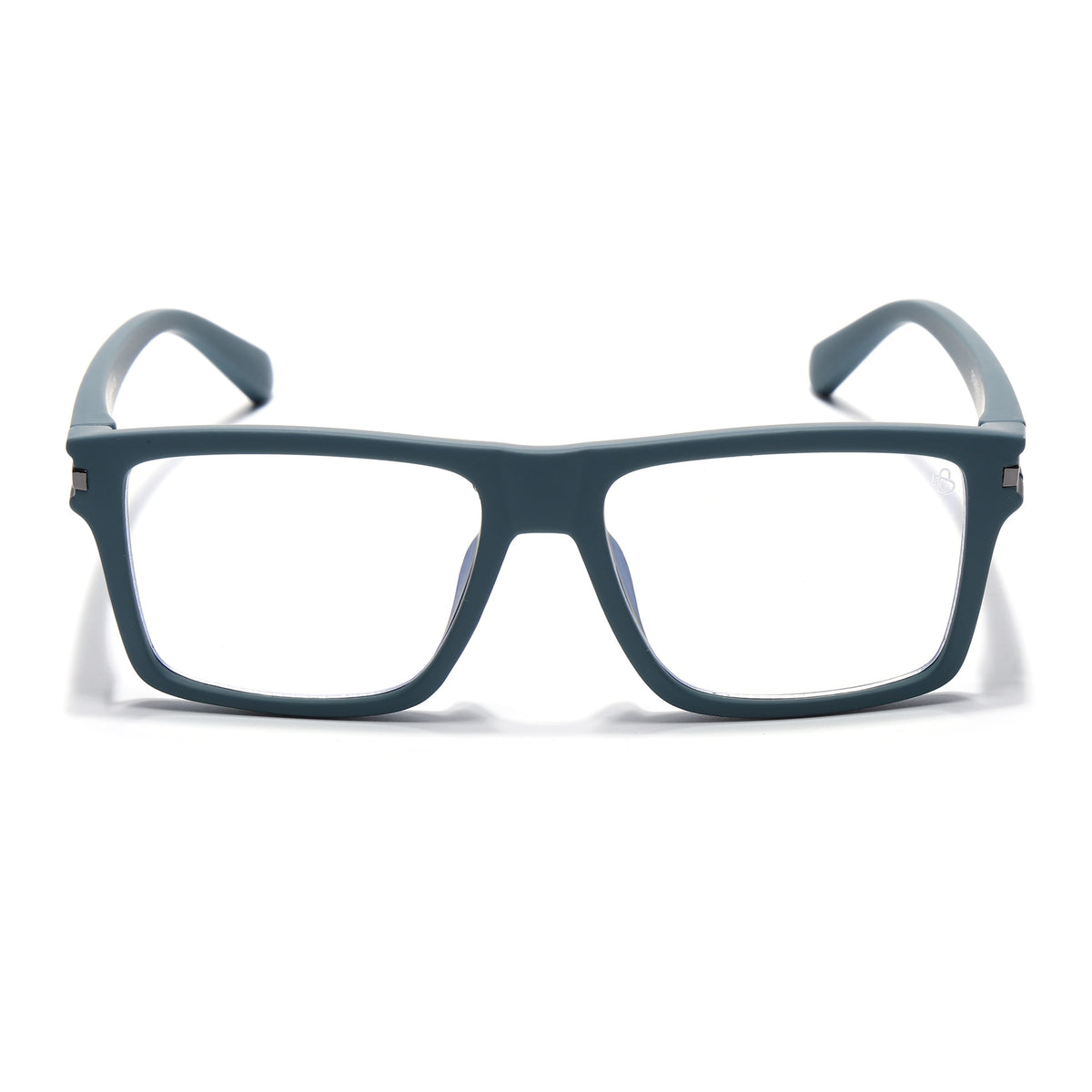 Eyejack Crossline Blue Square Eyeglasses for Men & Women (2903FCL2096-C4)