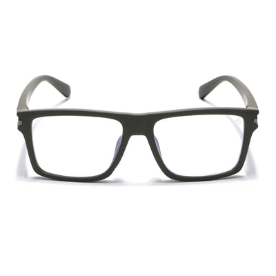 Eyejack Crossline Green Square Eyeglasses for Men & Women (2903FCL2097-C5)