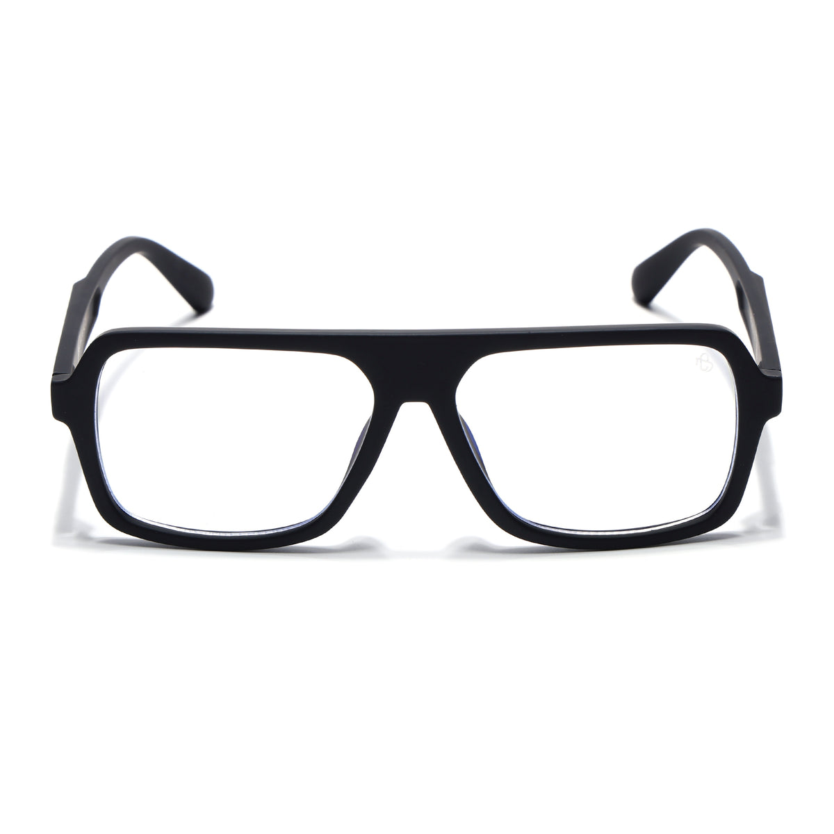 Eyejack Crossline Black Wayfarer Eyeglasses for Men & Women (2904FCL2099-C1)