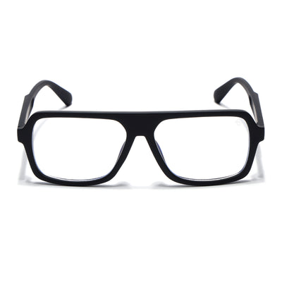 Eyejack Crossline Black Wayfarer Eyeglasses for Men & Women (2904FCL2099-C1)