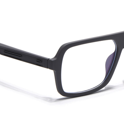 Eyejack Crossline Grey Wayfarer Eyeglasses for Men & Women (2904FCL2100-C2)