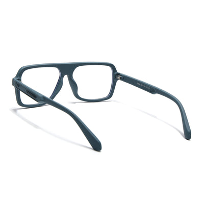 Eyejack Crossline Blue Wayfarer Eyeglasses for Men & Women (2904FCL2102-C4)