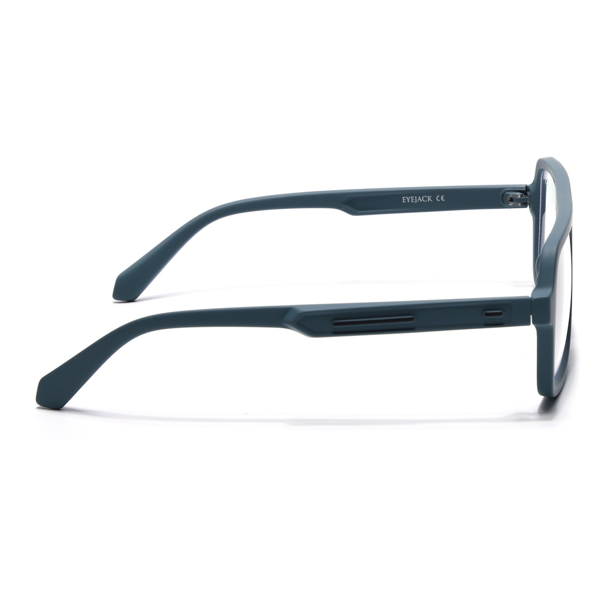 Eyejack Crossline Blue Wayfarer Eyeglasses for Men & Women (2904FCL2102-C4)