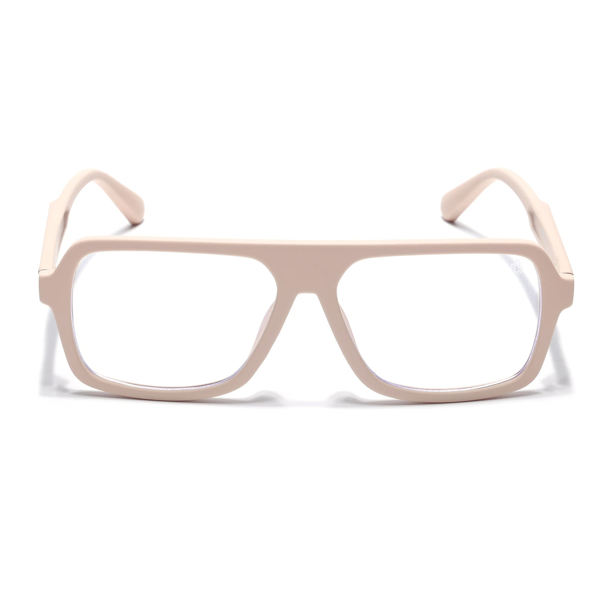 Eyejack Crossline Cream Wayfarer Eyeglasses for Men & Women (2904FCL2104-C6)