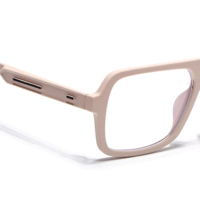 Eyejack Crossline Cream Wayfarer Eyeglasses for Men & Women (2904FCL2104-C6)