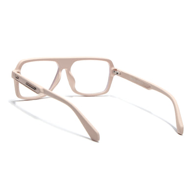 Eyejack Crossline Cream Wayfarer Eyeglasses for Men & Women (2904FCL2104-C6)