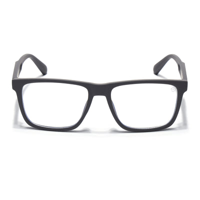 Eyejack Crossline Grey Square Eyeglasses for Men & Women (2905FCL2106-C2)