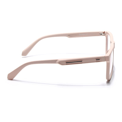 Eyejack Crossline Cream Square Eyeglasses for Men & Women (2905FCL2110-C6)