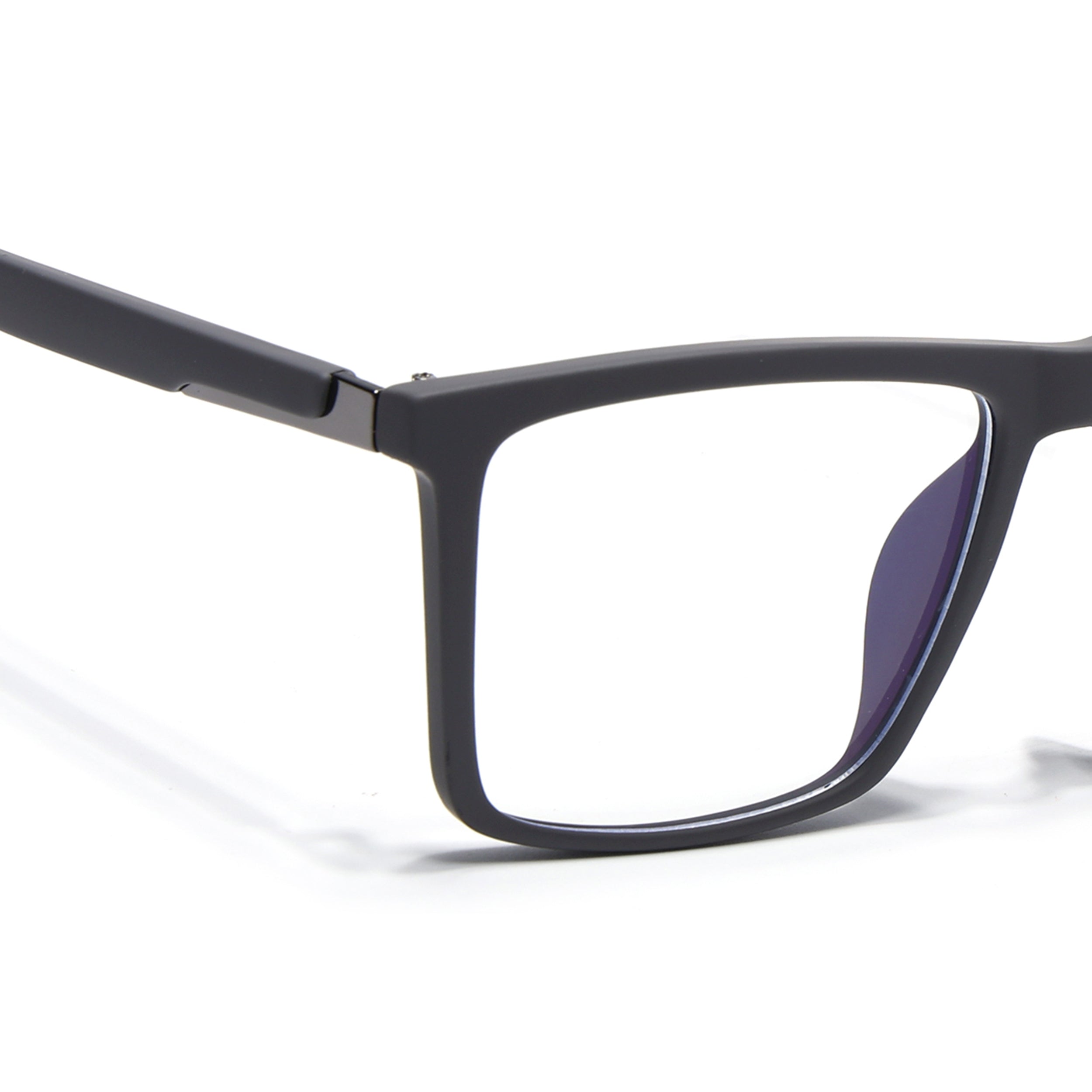 yu　0527 Eyejack Crossline Grey Square Eyeglasses for Men & Women