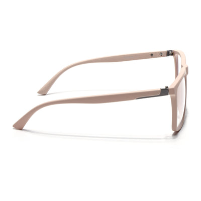 Eyejack Crossline Cream Square Eyeglasses for Men & Women (2906FCL2116-C6)