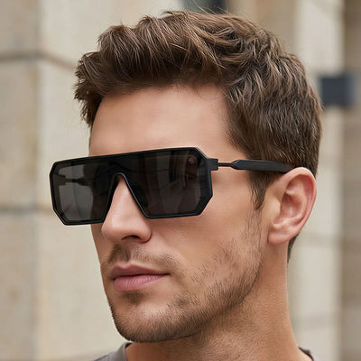 Raven - Black Square Sunglasses I 1904CL1032