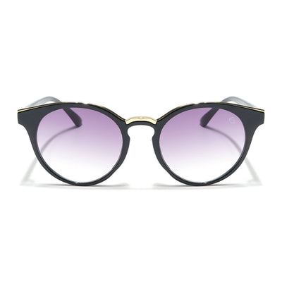 Eyejack Black & Golden Cateye Sunglasses for Women (30101CL886)