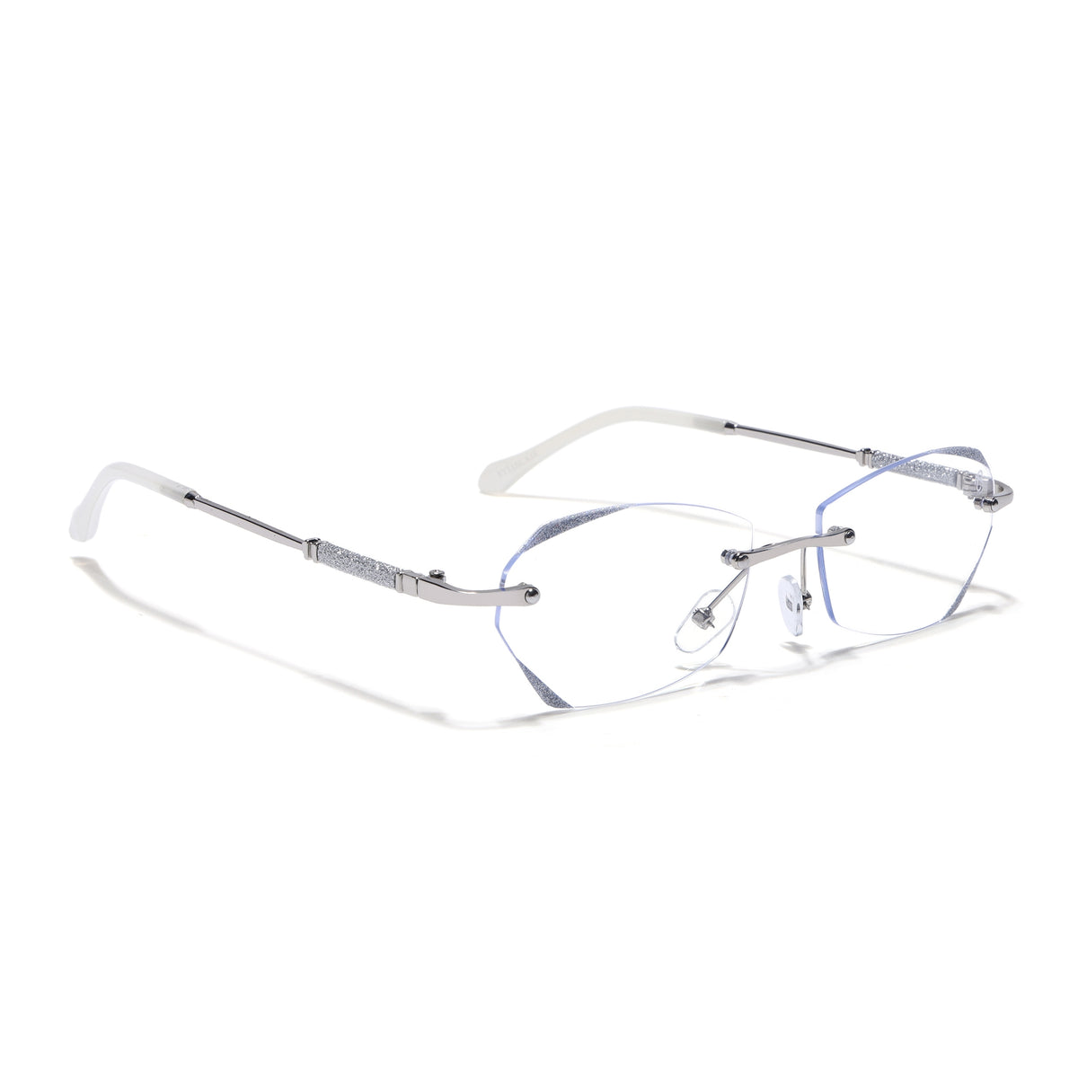 Glitz - Silver Rimless Eyeglasses for Women (3315FCL2597)