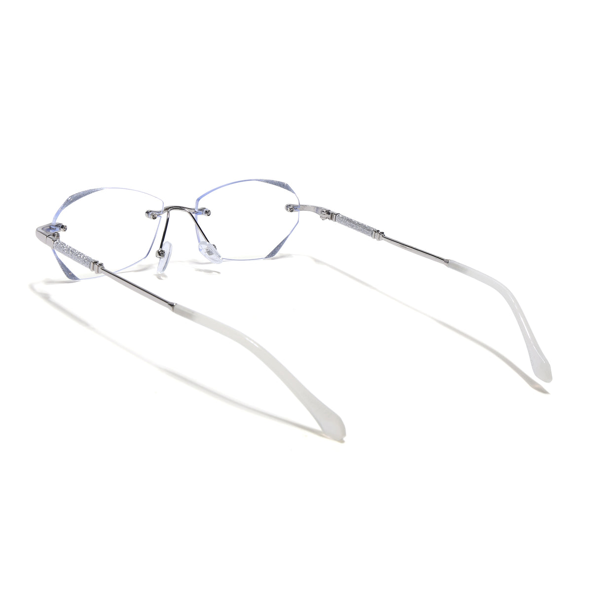 Glitz - Silver Rimless Eyeglasses for Women (3315FCL2597)