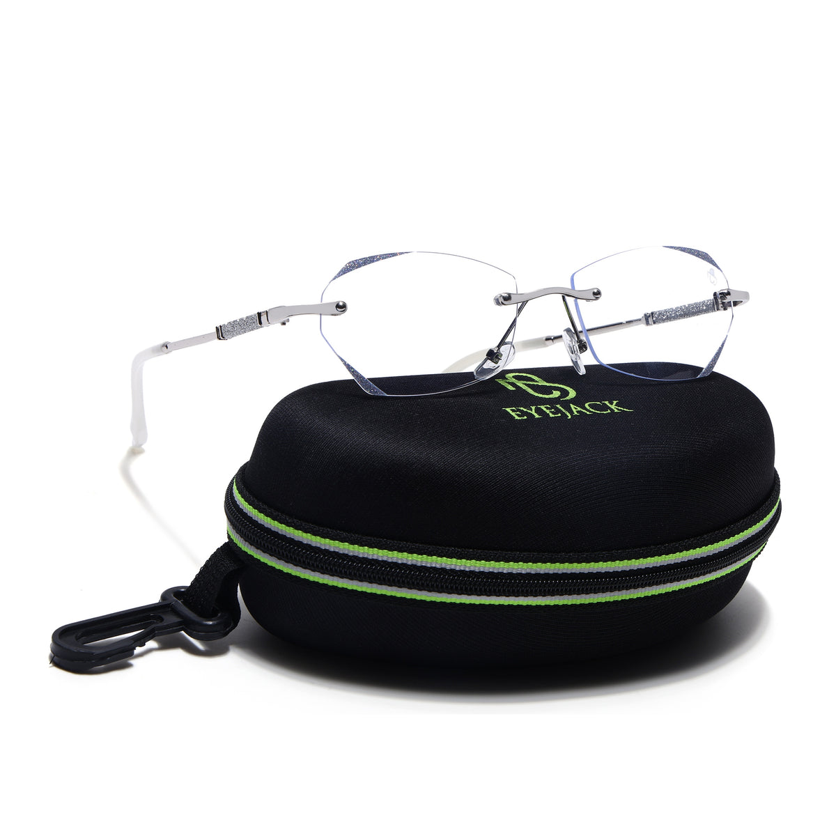 Glitz - Silver Rimless Eyeglasses for Women (3315FCL2597)