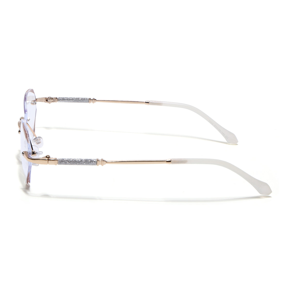 Glitz - Golden Rimless Eyeglasses for Women (3315FCL2598)